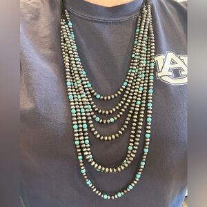 Western Navajo pearl necklace